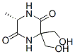 2,5-Piperazinedione,3,3-bis(hydroxymethyl)-6-methyl-,(6S)-(9CI)|