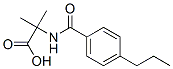 Alanine,  2-methyl-N-(4-propylbenzoyl)- Structure