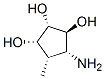 1,2,3-Cyclopentanetriol, 4-amino-5-methyl-, (1S,2S,3S,4R,5S)- (9CI) Structure