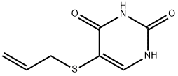 5-(2-PPROPENYLTHIO)-2,4(1H,3H)-PYRIMIDINEDIONE Struktur