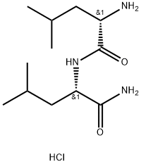 H-LEU-LEU-NH2 HCL 化学構造式