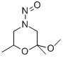 N-nitroso-2-methoxy-2,6-dimethylmorpholine 结构式