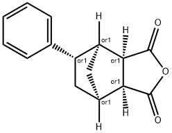 (1R*,2S*,6R*,7S*,8R*)-8-Phenyl-4-oxa-tricyclo[5.2.1.0*2,6*]decane-3,5-dione Struktur