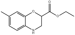 7-甲基-3,4-二氢-2H-苯并[B][1,4]噁嗪-2-羧酸乙酯,73268-46-9,结构式