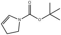 1-叔丁氧羰基-2,3-二氢吡咯,73286-71-2,结构式
