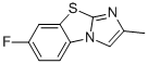 7-FLUORO-2-METHYLIMIDAZO[2,1-B]BENZOTHIAZOLE 结构式