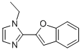 1H-Imidazole,2-(2-benzofuranyl)-1-ethyl-(9CI) Structure