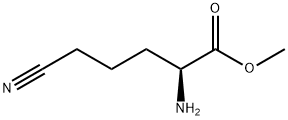 Pentanoic acid, 2-amino-5-cyano-, methyl ester, (2S)- (9CI) Structure