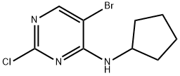 5-broMo-2-chloro-N-cyclopentylpyriMidin-4-aMine