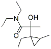 Cyclopropaneacetamide, N,N,1-triethyl-alpha-hydroxy-alpha,2-dimethyl- (9CI) Struktur