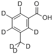 5-(甲基-D<SUB>3</SUB>)苯甲酸-2,3,4,6-D<SUB>4</SUB>,733046-94-1,结构式
