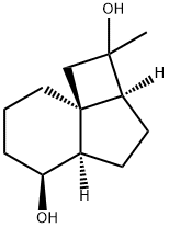 Cyclobut[c]indene-2,5-diol, decahydro-2-methyl-, (2aS,4aR,5S,8aR)- (9CI) 结构式