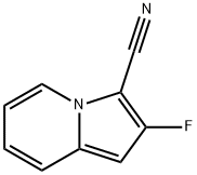 3-Indolizinecarbonitrile,2-fluoro-(9CI) Structure