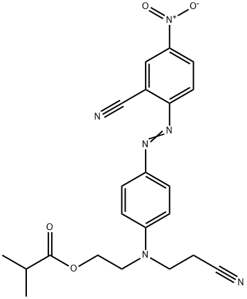 2-[(2-cyanoethyl)[4-[(2-cyano-4-nitrophenyl)azo]phenyl]amino]ethyl isobutyrate|