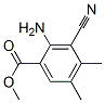 Benzoic acid, 2-amino-3-cyano-4,5-dimethyl-, methyl ester (9CI) 结构式