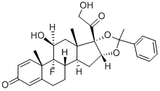 Amcinafide Structure