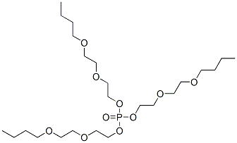 tris[2-(2-butoxyethoxy)ethyl] phosphate Struktur