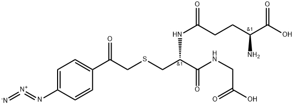 S-(P-AZIDOPHENACYL)GLUTATHIONE Structure