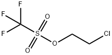 Methanesulfonic acid, trifluoro-, 2-chloroethyl ester Struktur