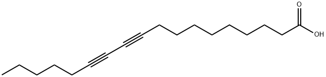 10,12-十八烷二烯酸,7333-25-7,结构式