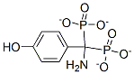 alpha-amino-(4-hydroxybenzylidene)diphosphonate 结构式
