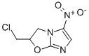 Imidazooxazole,2-(chloromethyl)-dihydro-5-nitro- Structure