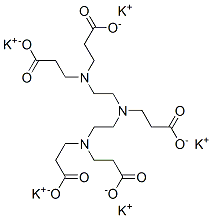 pentapotassium N,N-bis[2-[bis(2-carboxyethyl)amino]ethyl]-beta-alaninate Structure