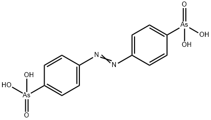 p-アゾベンゼンアルソン酸 化学構造式