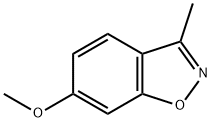 1,2-BENZISOXAZOLE, 6-METHOXY-3-METHYL- Structure