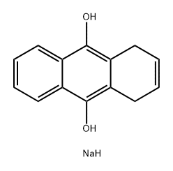 disodium 1,4-dihydroanthracene-9,10-diolate  Struktur