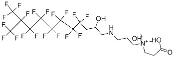 (2-carboxyethyl)-3-[[4,4,5,5,6,6,7,7,8,8,9,9,10,11,11,11-hexadecafluoro-2-hydroxy-10-(trifluoromethyl)undecyl]amino]propyldimethylammonium hydroxide|