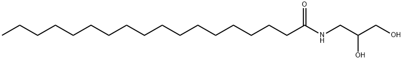 N-(2,3-dihydroxypropyl)stearamide 结构式