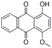 1-羟基-4-甲氧基蒽醌,7336-64-3,结构式