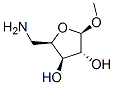 beta-D-Xylofuranoside, methyl 5-amino-5-deoxy- (9CI) Struktur