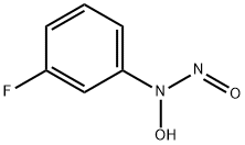 Benzenamine, 3-fluoro-N-hydroxy-N-nitroso- (9CI) 化学構造式