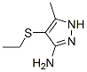 73374-03-5 1H-Pyrazol-3-amine,  4-(ethylthio)-5-methyl-