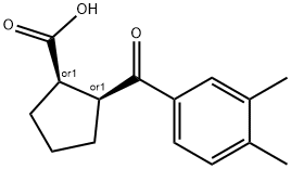 733740-21-1 CIS-2-(3,4-ジメチルベンゾイル)シクロペンタン-1-カルボン酸
