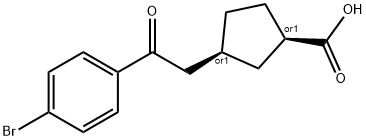 CIS-3-[2-(4-BROMOPHENYL)-2-OXOETHYL]CYCLOPENTANE-1-CARBOXYLIC ACID price.