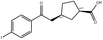 CIS-3-[2-(4-IODOPHENYL)-2-OXOETHYL]CYCLOPENTANE-1-CARBOXYLIC ACID|