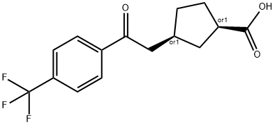 733740-47-1 CIS-3-[2-オキソ-2-(4-トリフルオロメチルフェニル)エチル]シクロペンタン-1-カルボン酸