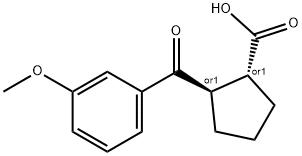 733740-83-5 TRANS-2-(3-メトキシベンゾイル)シクロペンタン-1-カルボン酸