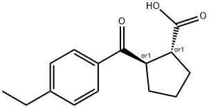 TRANS-2-(4-ETHYLBENZOYL)CYCLOPENTANE-1-CARBOXYLIC ACID