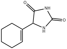 2,4-Imidazolidinedione,  5-(1-cyclohexen-1-yl)-,733766-20-6,结构式