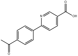 6-(2-Carboxyphenyl)-nicotinic acid 化学構造式