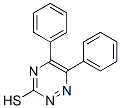 5,6-ジフェニル-1,2,4-トリアジン-3-チオール 化学構造式