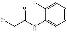 2-ブロモ-N-(2-フルオロフェニル)アセトアミド 化学構造式