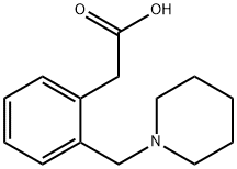 2-(1-PIPERIDINYLMETHYL)-BENZENEACETIC ACID Structure