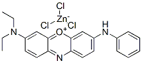 3-(diethylamino)-7-(phenylamino)phenoxazin-5-ium trichlorozincate|