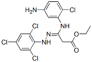 73398-82-0 3-[(5-Amino-2-chlorophenyl)amino]-3-[2-(2,4,6-trichlorophenyl)hydrazono]propanoic acid ethyl ester