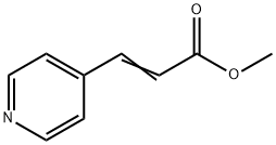 4-Pyridinepropenoic acid methyl ester Struktur
